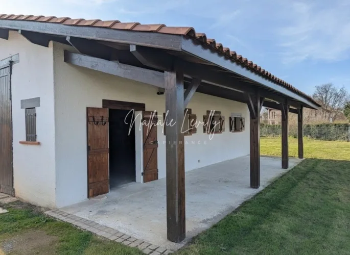 Grange et vaste terrain de 1135 m² – Potentiel d'agrandissement – Lavernose-Lacasse — photo 4