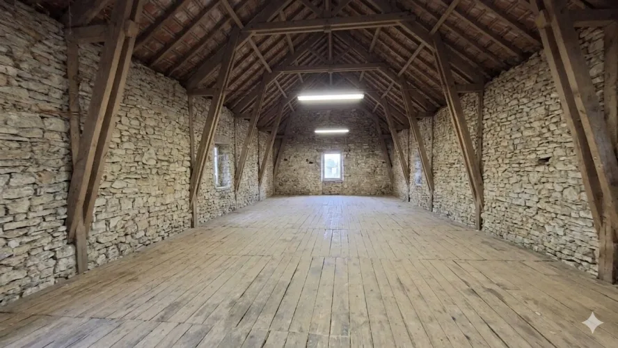 GRANGE EN PIERRE DE 360 M² À RÉNOVER ! — photo 5