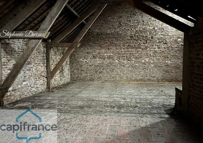 A VENDRE : Grange aménageable 270 m2 + Terrain 720 m2 – Centre GLAGEON (59132) — photo 3