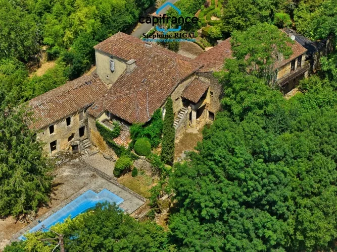 Propriete à vendre 11 pièces CUZORN (47), Propriété de caractère de 280 m² avec piscine et 1,3 hectare — photo 3