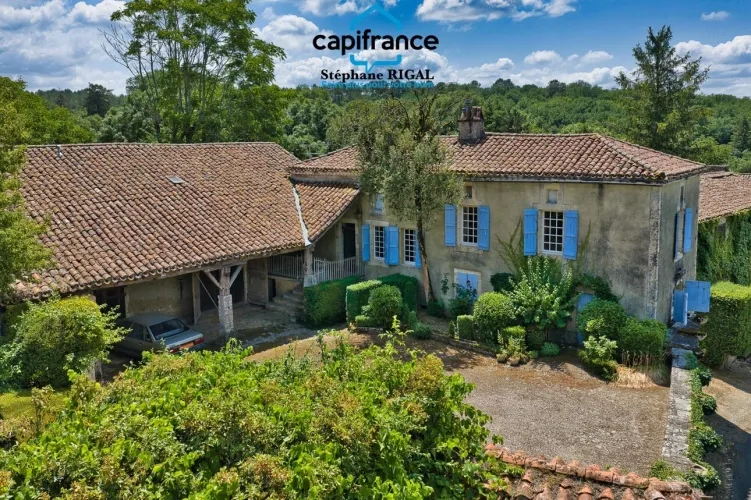 Propriete à vendre 11 pièces CUZORN (47), Propriété de caractère de 280 m² avec piscine et 1,3 hectare — photo 4