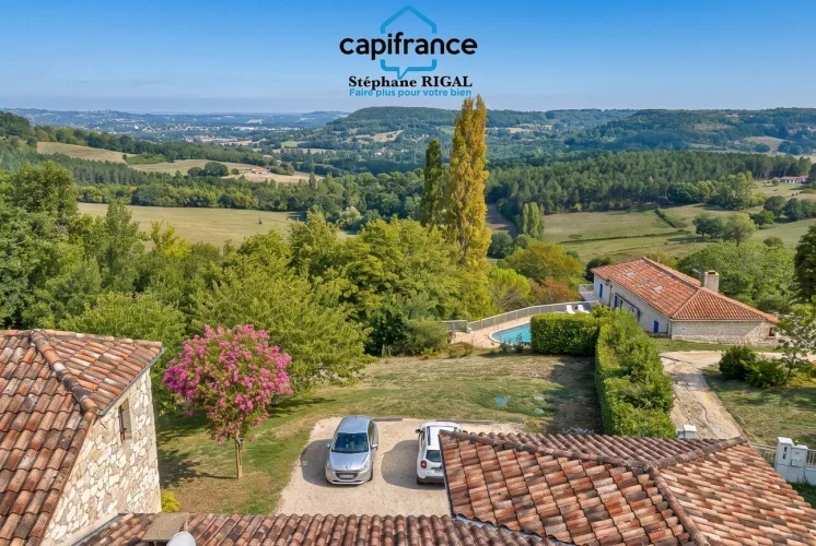 Propriete à vendre 5 pièces PUJOLS (47) Maison de 135m2 sur 6144m2 de terrain et piscine — photo 5