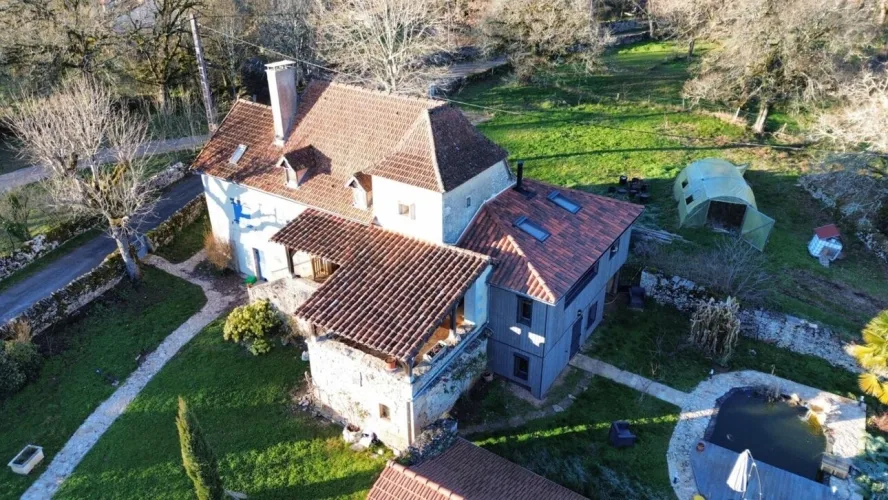 Authentique corps de ferme quercynois avec vue — photo 2