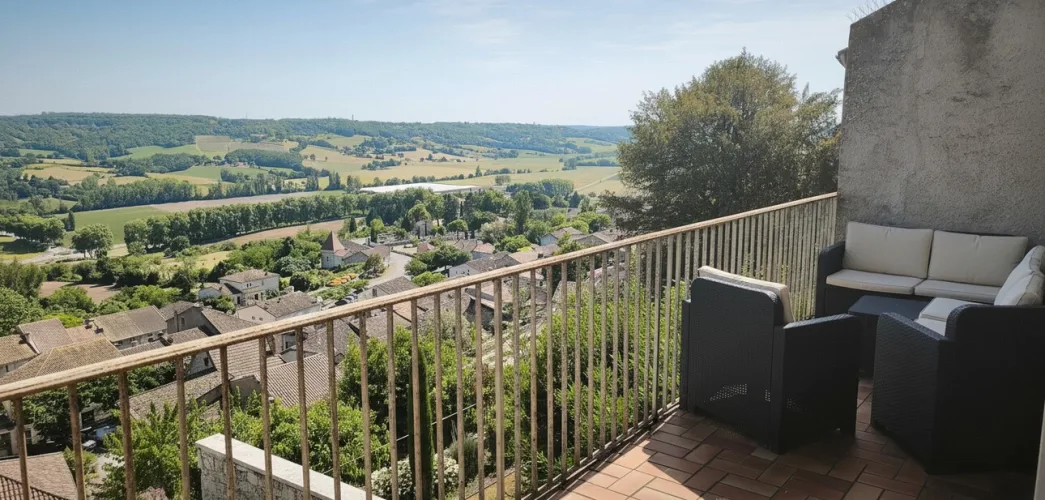 Élégante demeure en pierre du XVIIe siècle avec jardins et vue imprenable à Lauzerte — photo 2