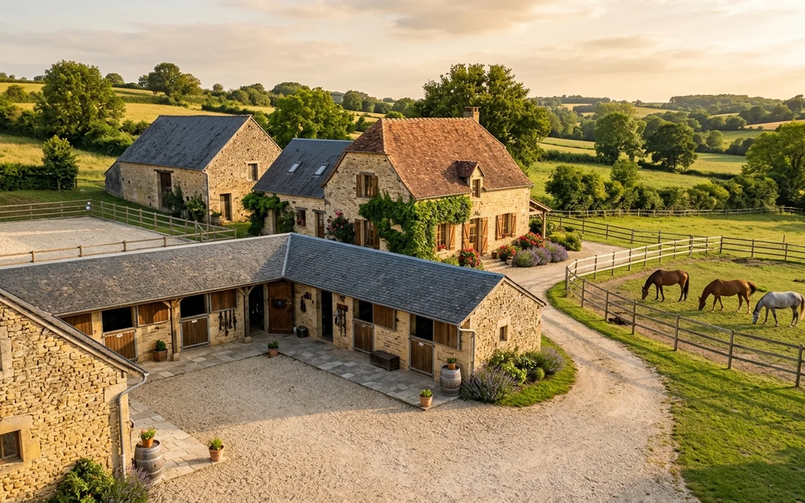 Aménager un gîte équestre dans un corps de ferme
